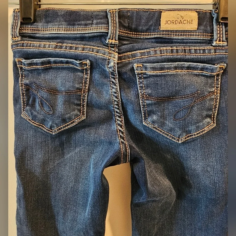 Girls sz6‎ Jeans Dark Wash Denim Pants Adjustable Waist Casual Everyday School
